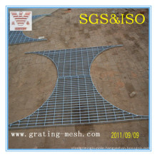 Special Galvanized Plain Steel Bar Grating Approval ISO